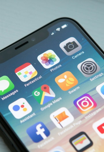 space gray iPhone X